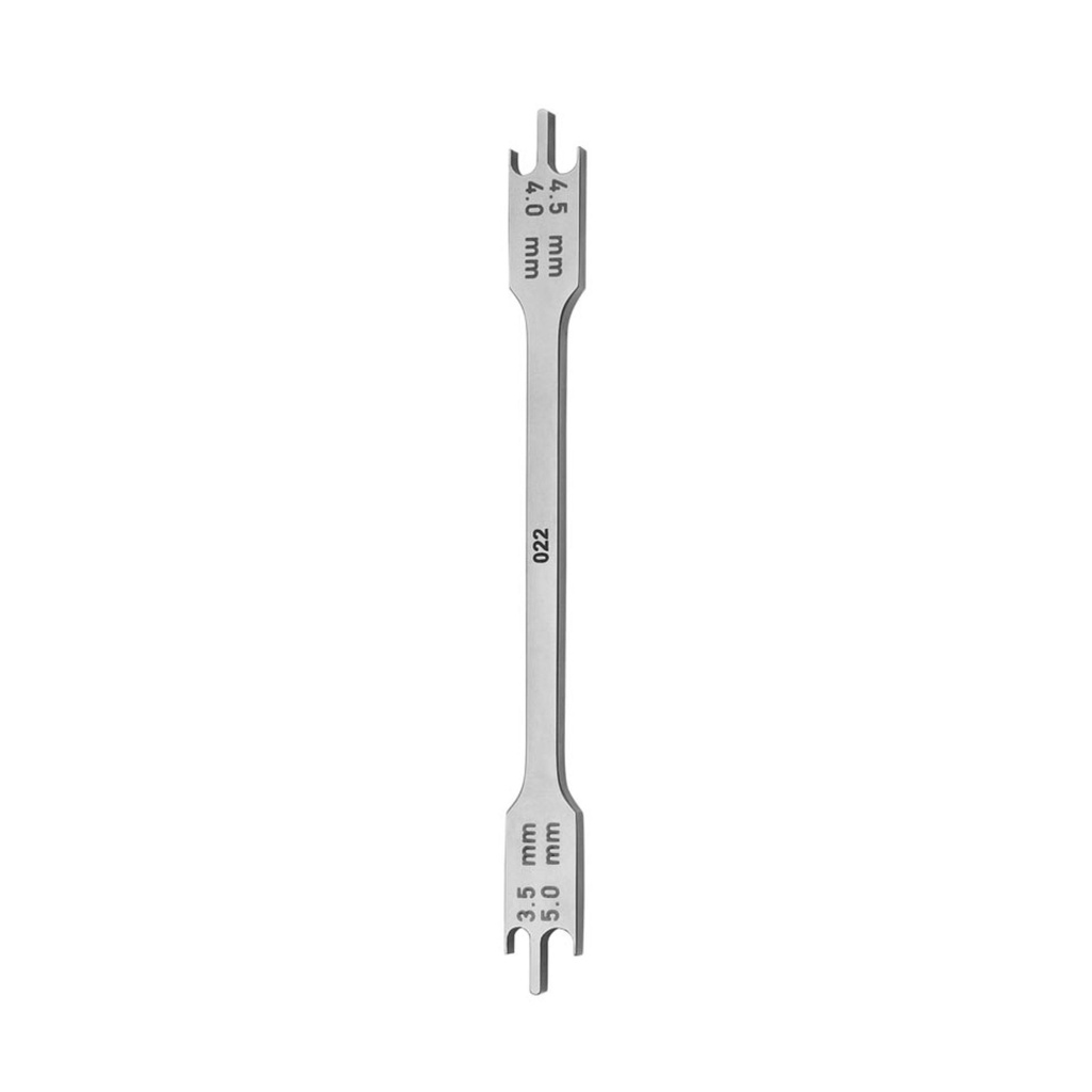 BRACKET POSITIONING GAUGE for .022 slot brackets