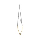Castervejio Micro Needle Holder, Straight, 16cm, TC