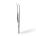 Endodontic tweezers with locking, smooth handle