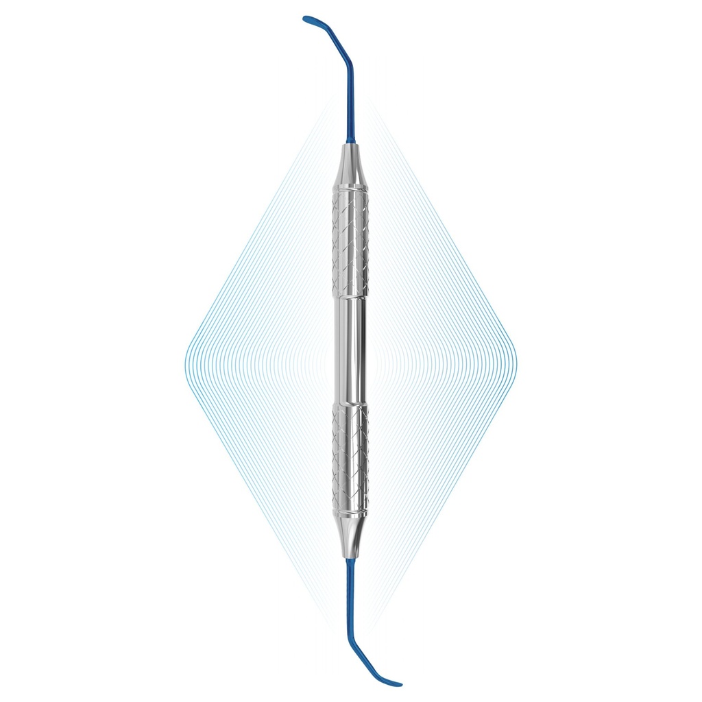 Curettes #2, 3mm-4mm, Blue | ErgoDenta