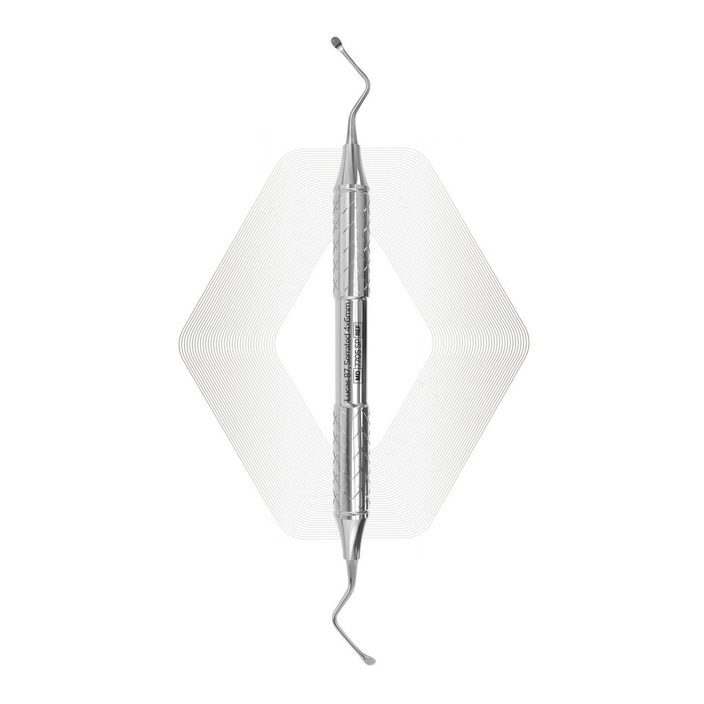 Lucas Bone Curette 87 Serrated | ErgoDenta