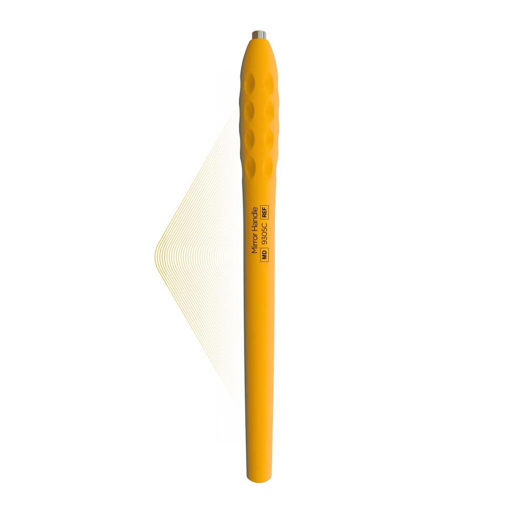 ErgoLite Cone Socket Mirror handle, Honey Brown | ErgoLite X