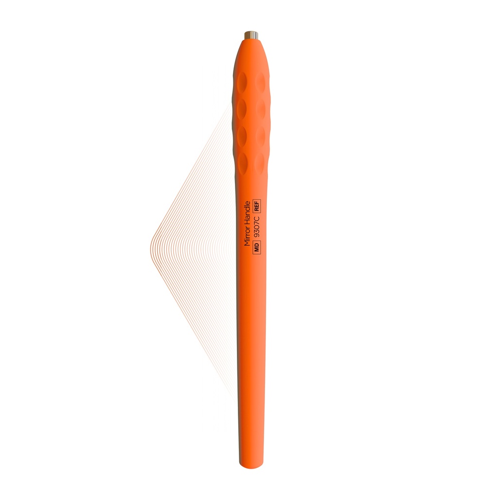 ErgoLite Cone Socket Mirror handle, Citrus Orange | ErgoLite X