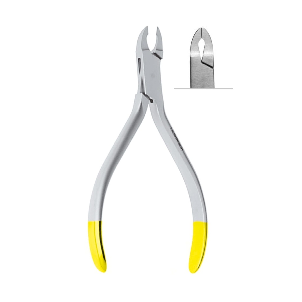 ANGLE Wire Cutter, ◯ Max. Ø 0,3mm / .012” ,13cm,TC