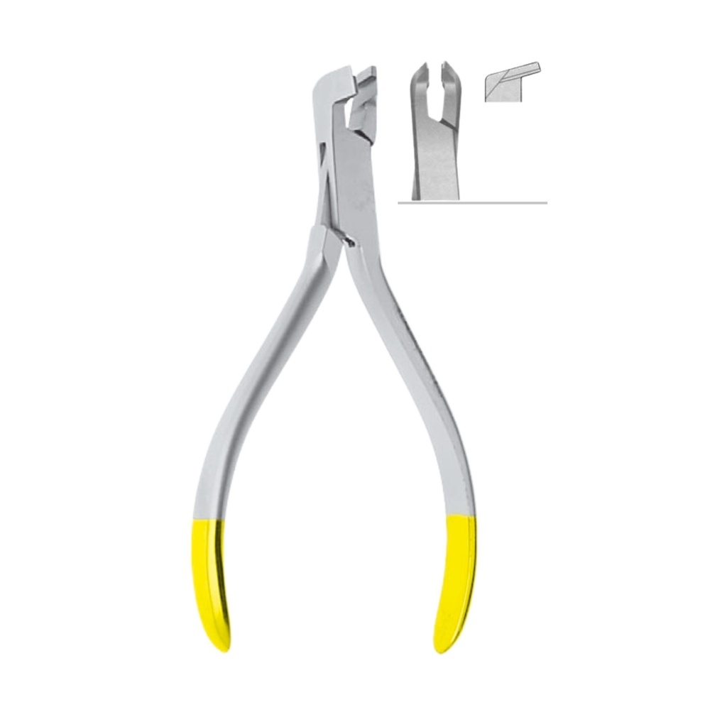 Distal End Cutter with safety hold, ◯ Ø 0,35mm / .014”, ▢ 0.55x0.64mm / .021”x.025, 15cm, TC