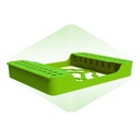 8, 180x136x26mm, Green | ErgoTray