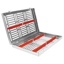 Sterilization Cassettes for 20 instruments with detachable lid