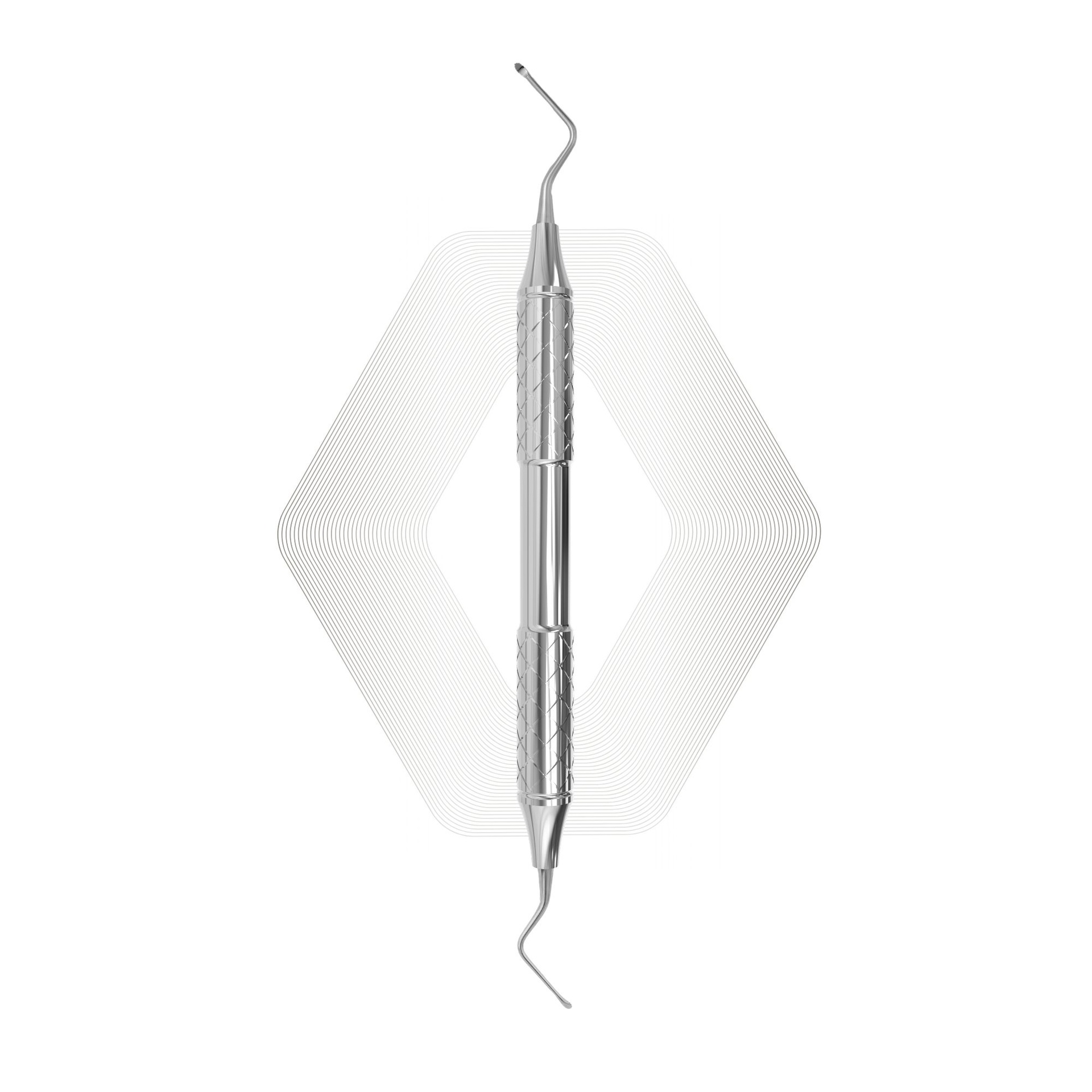 Lucas Bone Curette 84 Serrated — ErgoDenta